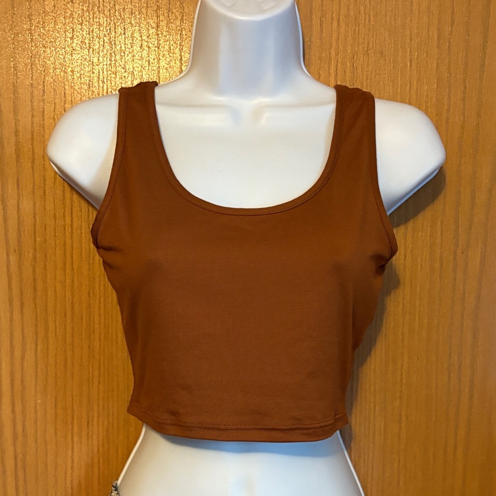 Brown Tank Top size small